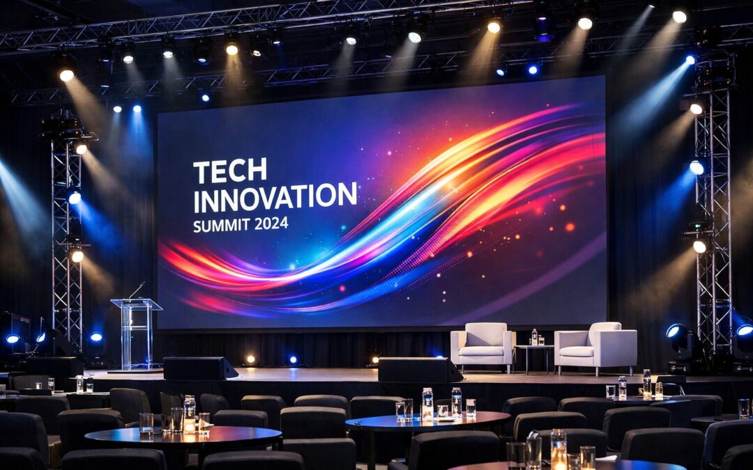 活動現場的投影機與視訊設備