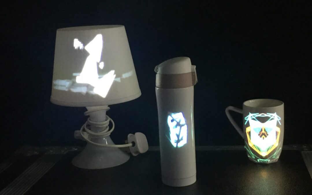 3D Mapping 杯面投影示範 產品曲面投影租賃與互動展示