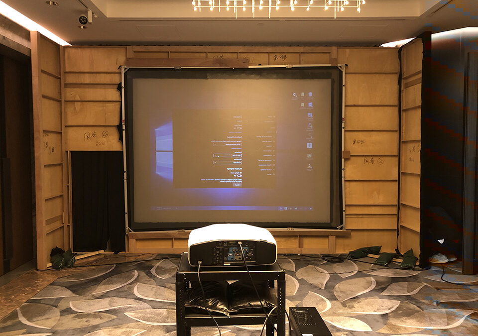 背投投影機及投影幕租賃｜Rear Projection 會場顯示方案