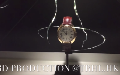 Cartier 手表展覽 3D Mapping 投影 高端品牌產品展示活動