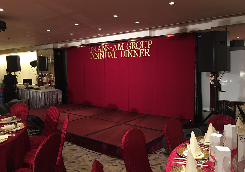 香港宴會周年晚宴投影燈光音響租賃 一站式 AV 設備服務